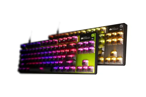 SteelSeries Apex Pro TKL Gen 3「Cyber」与「Steel」键盘配备 Speed 及 Control 轴体