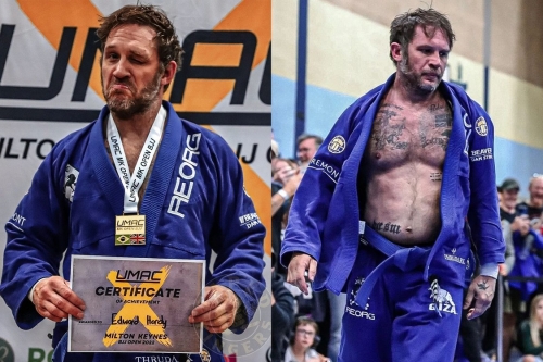 Tom Hardy 成功夺得巴西柔术公开锦标赛金牌