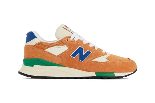 New Balance 998 MADE in USA 全新配色「Orange/Royal」鞋款正式登场