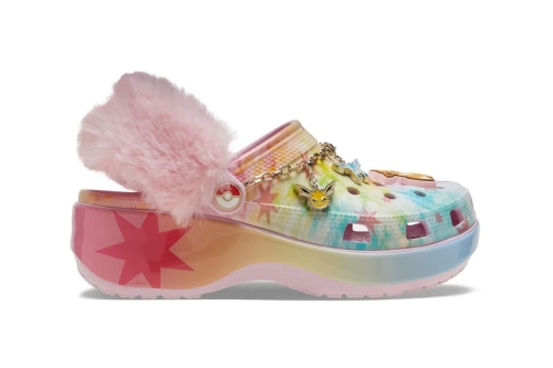 Pokémon × Crocs 联手推出「伊布」主题鞋款