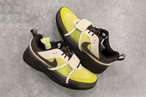 近赏 Travis Scott × Nike Zoom Field Jaxx 最新配色「Limelight」鞋款