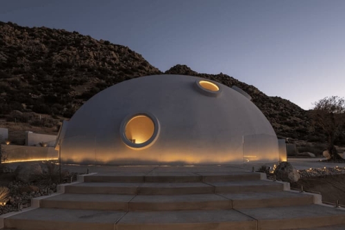 宛如太空栖地，走进加州 HATA 圆顶住宅