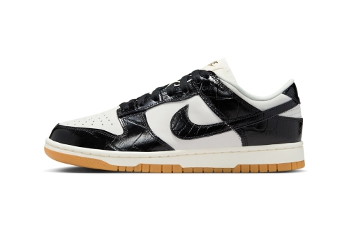 率先近赏鳄鱼皮版本 Nike Dunk Low 鞋款