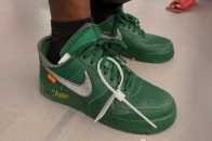 近赏 Virgil Abloh Archive × Nike Air Force 1 Low 绿色联名鞋款