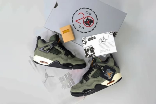 传奇归来！率先近赏 UNDEFEATED × Air Jordan 4 最新联乘鞋款