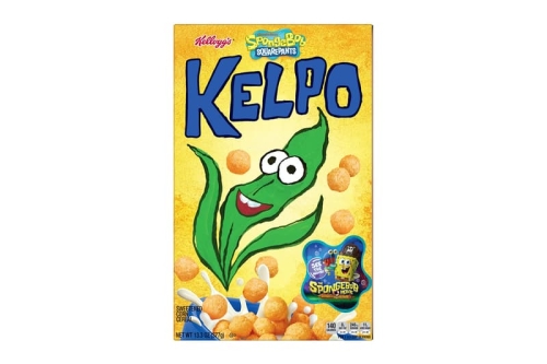 Kellogg’s 期间限定推出「Kelpo」谷物早餐，《海绵宝宝》里的虚构玉米片变真实