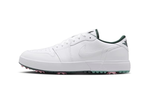 Jordan Brand 以经典格调配上低调撞色,打造 Air Jordan 1 Low Golf「White/Fir」鞋款