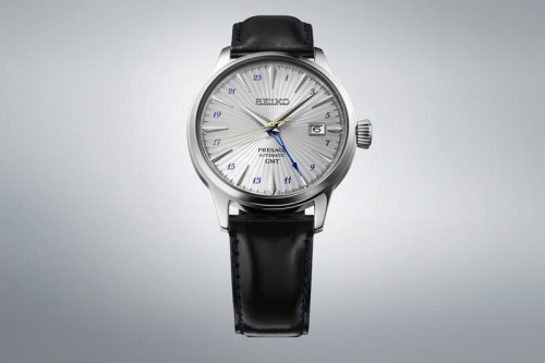 Seiko 推出全新 Presage Cocktail Time「Silver Bullet」GMT 腕表