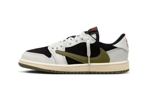消息称 Air Jordan 1 Low OG「Olive」将是 Travis Scott 最后一款联名 Air Jordan 1