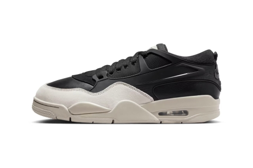 Air Jordan 4 RM 最新配色「Black/Light Bone」鞋款官方图辑发布