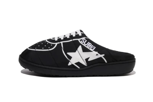 BAPE 携手 SUBU 将 BAPESTA 打造成冬日羽绒凉鞋