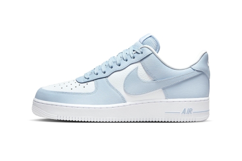 近赏 Nike Air Force 1 全新配色「Light Armory Blue」鞋款