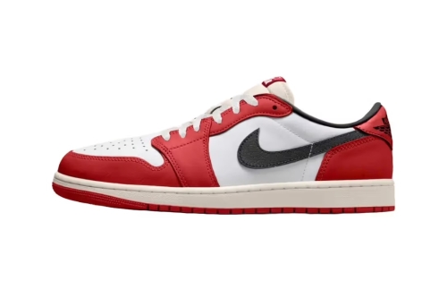 传言 Air Jordan 1 Low OG「Chicago」鞋款将于 2025 年重新复刻