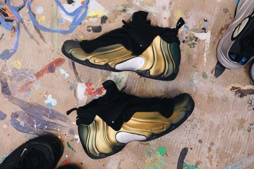 Nike Air Flightposite 经典配色「Metallic Gold」鞋款发售情报率先曝光