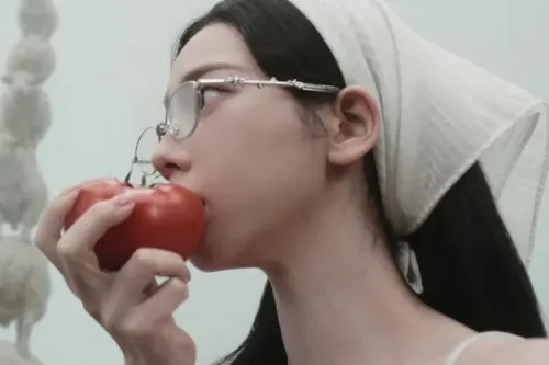 aespa Karina 主演韩国前卫眼镜品牌 Gentle Monster「Veggie」系列形象大片