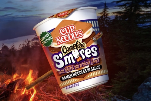 Nissin 日清食品正式推出全新露营口味「Campfire S’mores」杯面