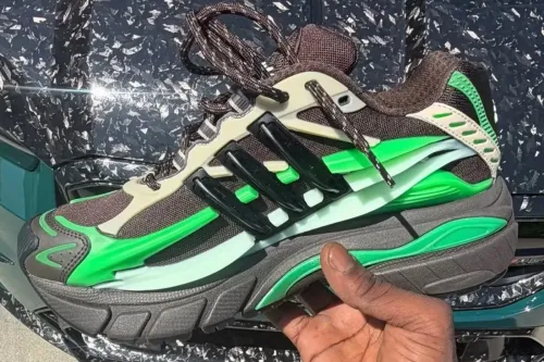 Chief Keef 率先上脚未发售 Pharrell × adidas Adistar Jellyfish「Black/Green」配色鞋款