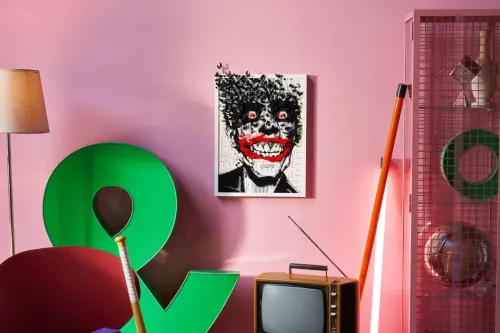 LEGO 推出 1,849 件 3D 墙面艺术：以积木重现深受粉丝喜爱的 Joker 经典封面