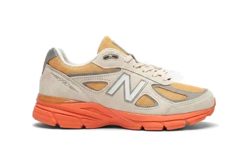New Balance 推出全新 990v4「Moonbeam/Tangerine Heat/Dried Orange」配色鞋款