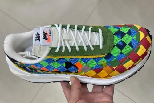 sacai × Nike LDV Waffle Woven 全新联乘配色「Multicolor」鞋款率先曝光