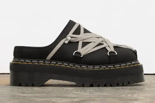 Rick Owens 再度联手 Dr. Martens,推出粗犷主义 Quad Sole 系列