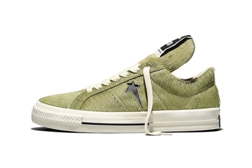 Rick Owens DRKSHDW 再度联乘 Converse，小马毛 One Star Pro 系列登场
