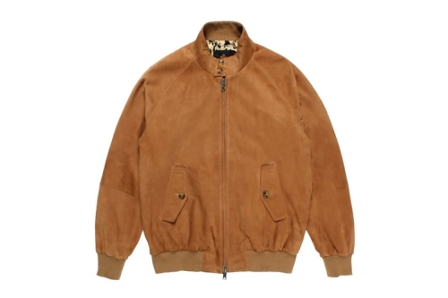 WACKO MARIA × BARACUTA 释出奢华麂皮 G9 Harrington 夹克