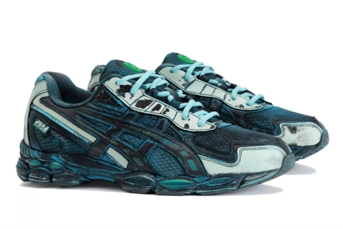 HIDDEN.NY × ASICS GEL-NYC 2055「Aqua Relic」联名鞋款限量发售