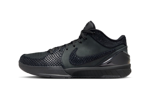 Nike Kobe 4 Protro 全新配色「Black」鞋款系列线上发售情正式公开