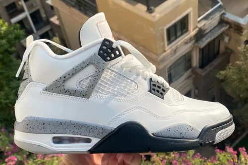 率先近赏 Air Jordan 4 全新复刻鞋款配色「White Cement」鞋款