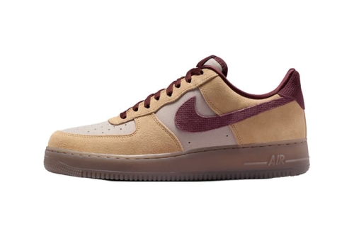 Nike 全新 Air Force 1 Low「Linen」鞋款登场：混搭帆布、麂皮等多重质感