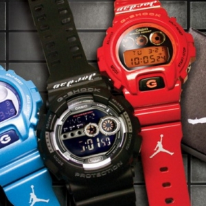 Jordan Brand × Casio G-Shock 联名表款