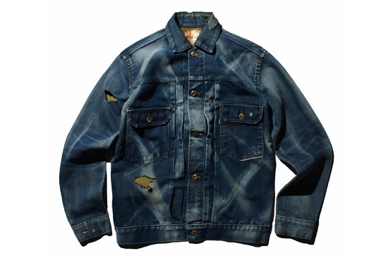 CLOT × Levi's 金线2代 denim jacket 单宁外套细节