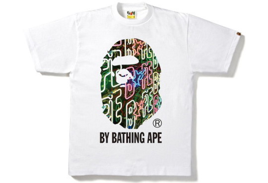 Bape "Neon Photo Print" T-Shirt