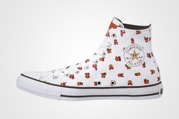 Nintendo × Converse 联名Chuck Taylor All Star 马里奥兄弟鞋款