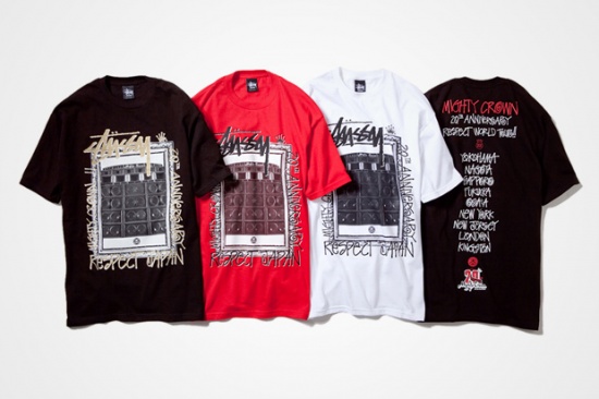 MIGHTY CROWN × Stussy T-shirt