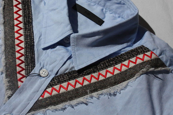 HARE 2011 春/夏 patchwork shirt 拼接民族风衬衫