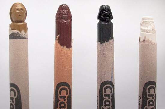 Star Wars Carved Crayolas 蜡笔凋刻艺术