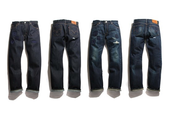 Levi's × STUSSY 505 联名丹宁裤