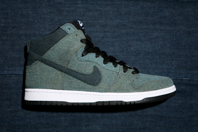Nike SB Dunk High Premium 单宁鞋款