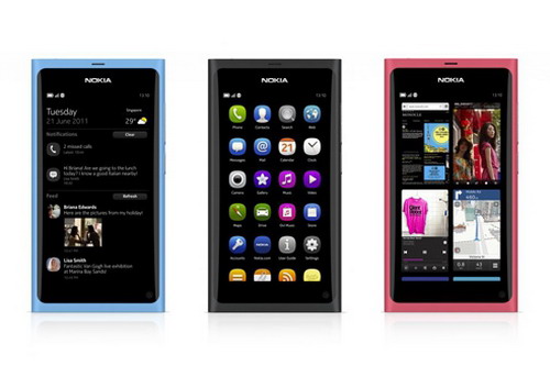 诺基亚N9现身 采用Meego操作系统