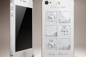 价值3万美金的Lady Blanche iPhone4外壳