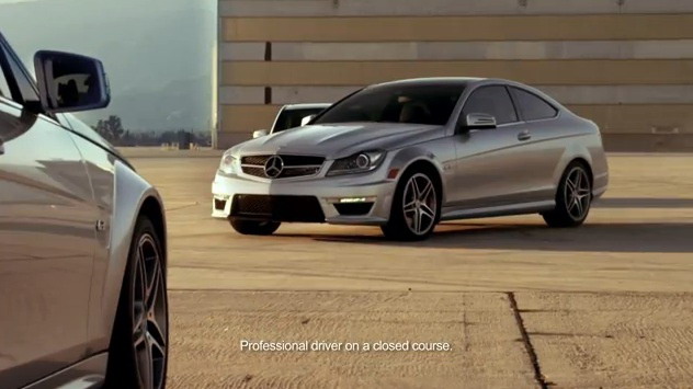 轮胎杀手 2012款M-Benz C63 AMG Coupe最近宣传片