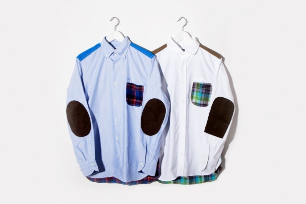 Junya Watanabe eYe Comme des Garcons "Patchwork" 格纹衬衫
