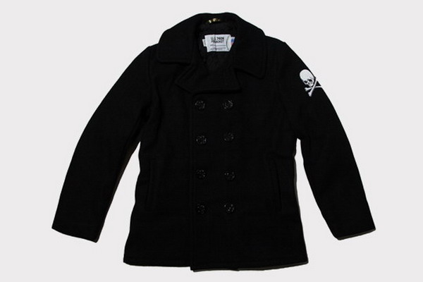 mastermind JAPAN × Schott Pea Coat 双排扣大衣
