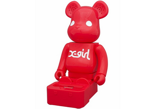 BE@RBRICK 小音箱再现 全红色X-girl品牌版本推出