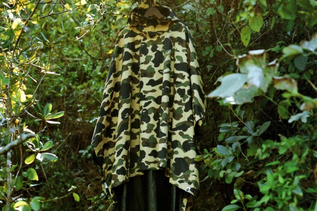 A Bathing Ape × Pertex 1st Camo Poncho 联名迷彩斗篷曝光