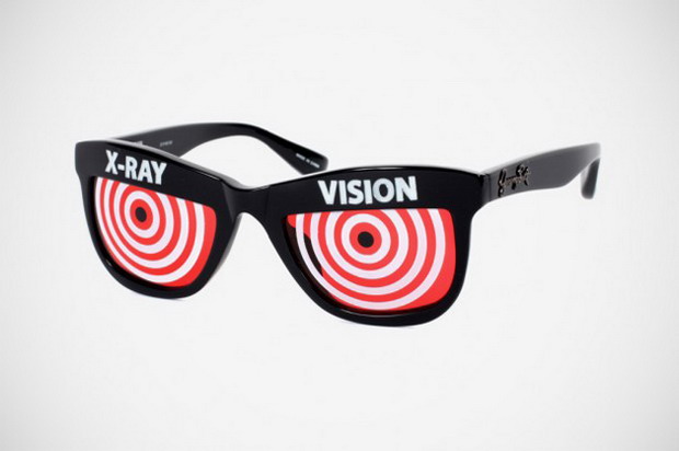 Jeremy Scott × Linda Farrow "X-Ray" 太阳眼镜