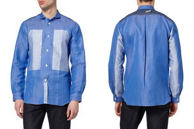 Junya Watanabe COMME des GARCONS 2012春夏 Panelled Linen-blend Shirt 衬衫新品发表