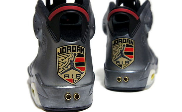 Air Jordan 6 “保时捷911”金属配色款订制鞋款